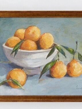 Threshold by Studio McGee 18” x 14” Citrus Harvest Framed Art
